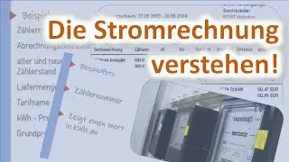 Stromrechnung verstehen - elektrische Arbeit berechnen - Formel - Beispiel - kWh