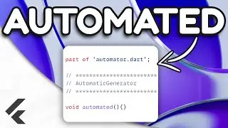 Build Your Own Custom Code Generator in Flutter | Flutter Code Generation