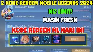 NO LIMIT! 2 KODE REDEEM ML TERBARU KODE REDEEM MOBILE LEGENDS KODE REDEEM ML HARI INI SEPTEMBER 2024