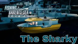 Fishing Barents Sea Line and Net Ships DLC - Review - Sharky - The Sjarken With 2 Crew