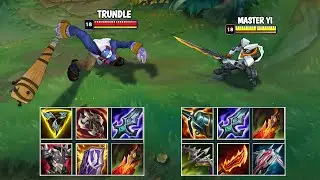 TRUNDLE vs MASTER YI S11 FULL BUILD FIGHTS & Best Pentakills!