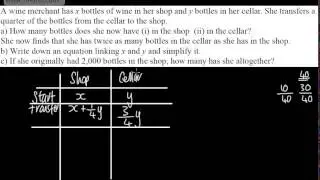 GCSE Maths - Setting up and Solving Equations (linear) - Higher Algebra IGCSE