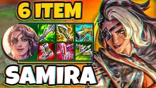 Samira but I have 6 Items When The Enemy Only Has 3