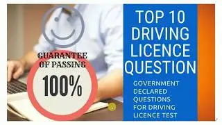 Top 10 Question for Driving Licence Exam English PART 3