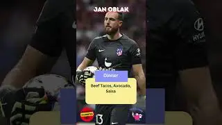 Jan Oblak Dinner Diet #JanOblak #DinnerIdeas #shorts