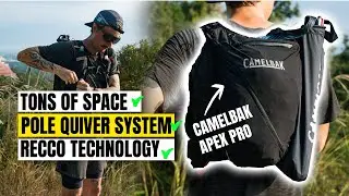 CamelBak Apex Pro 12L Trail Running Vest review (100 Mile Ultra tested) | Pole Quiver System & Recco