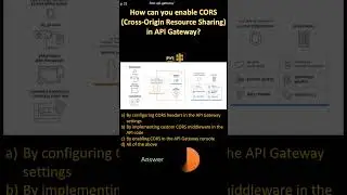 AWS API GW| How can you enable CORS (Cross-Origin Resource Sharing) in API Gateway?