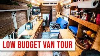 Insanely Unique Low Budget VAN TOUR - Vanlife