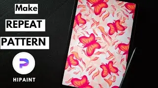 How to make Seamless Repeat Pattern in Hipaint | Beginners Hipaint tutorial