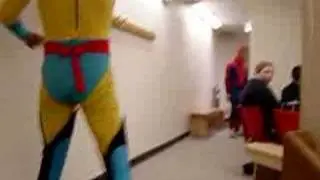 Wolverine vs. Spiderman During Class