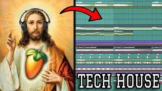 Making TECH HOUSE with Church Sounds (FL Studio Tutorial)