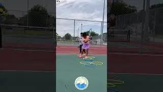 Hop Scotch & Hit | Kids Tennis Drill