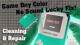 Gameboy Color - No Sound! Can we fix it?