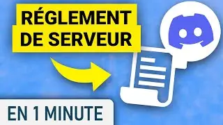 Faire un règlement Discord avec DraftBot