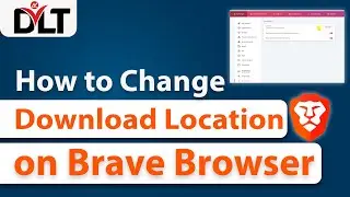 How To Change Download Location In Brave Browser  | Change Default Download  Location