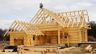 How It's Made Build Wooden House Time Lapse, Amazing Wooden House Construction Workers Skills