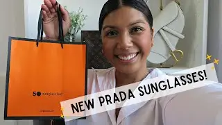 UNBOXING MY NEW SUMMER SUNGLASSES | PRADA SYMBOLE SUNGLASSES FROM SUNGLASS HUT 😎🖤