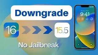 Latest! How to Downgrade iOS 16 to iOS 15.5 without Jailbreak