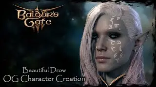 BALDUR'S GATE 3 || Beautiful Drow [Original Character #215] - Female Character Creation