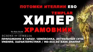 Храмовник хилер в ПвЕ: приложение к гайду на сайте, сеты, билд, чемпионка; март 2024 ESO healer