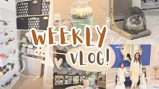 Weekly VLOG, we finally got new sofa | Family time, Kids activities, cooking and cleaning