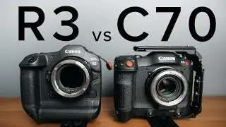 CANON R3 VS CANON C70 | Dynamic Range, Slow Motion, Autofocus, and Overheating