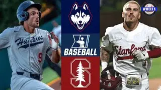 UConn vs #2 Stanford (INSANE GAME!) | Super Regional Game 1 | 2022 College Baseball Highlights