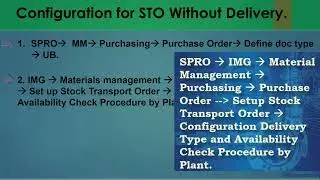 11.2) Stock Transfer Order w/o Delivery- STO with no delivery document MT 351 & 101 (S4 HANA / ECC).