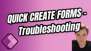 Power apps - quick create Forms in model-driven Setup. Form not showing? Let's fix it.   #25
