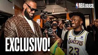 VINI JR E LEBRON: BASTIDORES EXCLUSIVOS DO ENCONTRO DOS CRAQUES