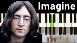 Imagine Lennon HOW to play (EASY Piano Tutorial)