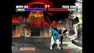 Mortal Kombat Trilogy (N64) - Endurance Mode Longplay as Human Smoke