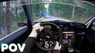 Rally Poland in RBR is Just STUNNING! | Full Motion Rig | FANATEC DD+