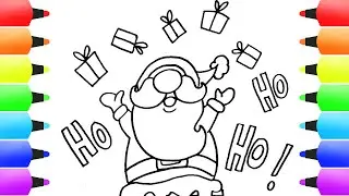 Santa Claus  HO HO HO! Fun Christmas Drawings for Children (Easy Step by Step!)
