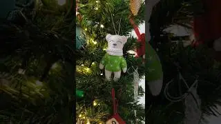 Елочная игрушка из фетра своими руками 🎄 