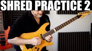 Shred Guitar Practice - Sweeps and economy picking