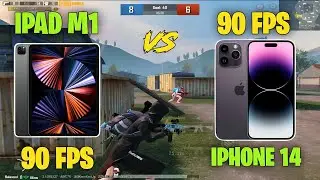 IPHONE 14 PRO MAX vs IPAD PRO M1 TDM TEST 🔥 (PUBG MOBILE) IPAD VIEW ADVANTAGE, CLOSE-RANGE, HIP-FIRE