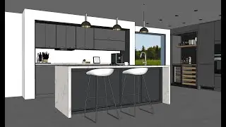 Моделиране на кухни в SketchUp Pro