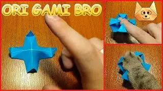 A finger trap. A paper trap. Origami. DIY from paper.