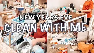 NEW YEARS EVE CLEAN WITH ME | SPEED CLEANING MOTIVATION | CLEAN WITH ME 2021 | CLEANING WITH KIM