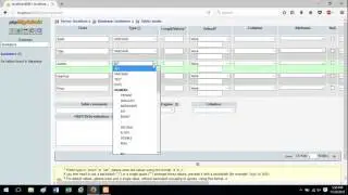 Quick Tutorial - Creating a MySQL Database and Table with phpmyadmin