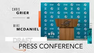 General Manager Chris Grier and Head Coach Mike McDaniel meet with the media | Miami Dolphins