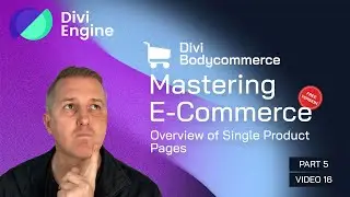 Mastering E-commerce with Divi BodyCommerce: Woo Single Product Page Overview in Divi - Video 16