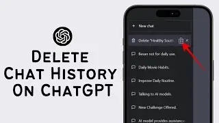 How To Delete Chat in ChatGPT