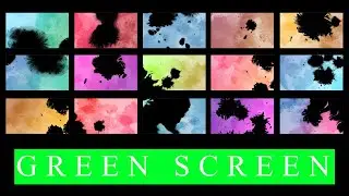 Ink Video Transition - Green Screen Video - Stock Video Footage - No Copyright Animated Videos