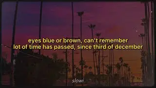 fran vasilić - heather x eyes blue (slowed + reverb) [with lyrics]