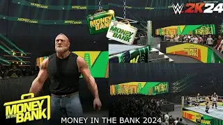 WWE2K24 Money In The Bank 2024 Modded Arena w/Epic Entrances !