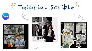 Tutorial Corat Coret - Scrible #1 | Canva