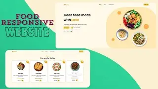 Building a Responsive Food Website with HTML, CSS, & JavaScript | #FoodWebsite #WebDevelopment #css