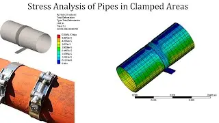 Stress Analysis of Pipes in Clamped Areas | ANSYS workbench tutorials for beginners